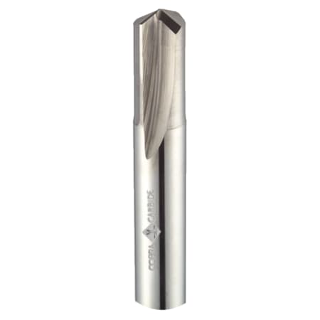 Cobra Carbide Straight Flute Drill Uncoated, Decimal Equivalent